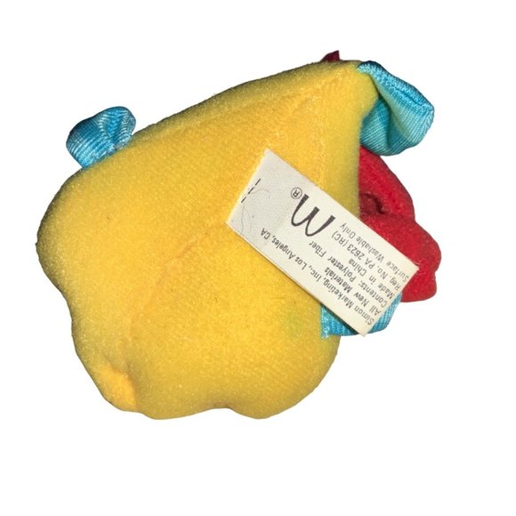 VINTAGE McDonalds Holiday 1989 Flounder Little Mermaid Plush Christmas Ornament - Picture 7 of 10